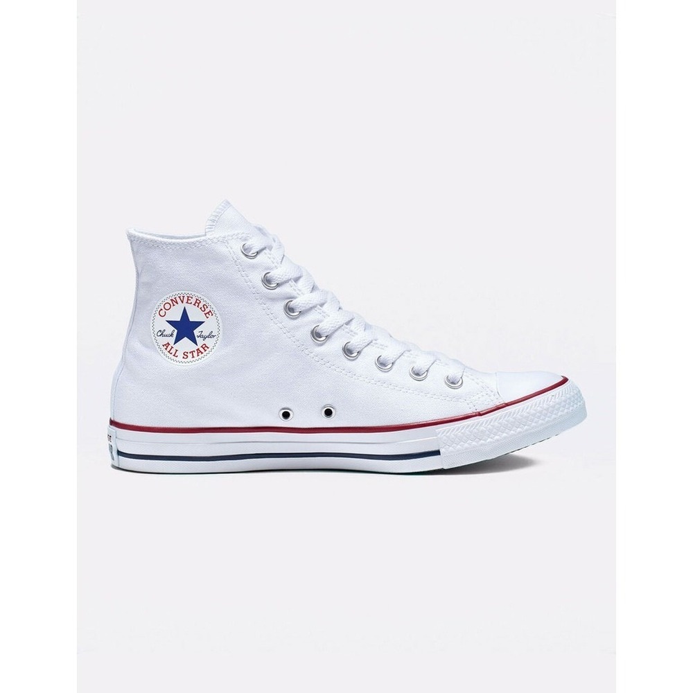 Converse Chuck Taylor All Star High Top White Canvas Sneakers M 8 W10 M7650C